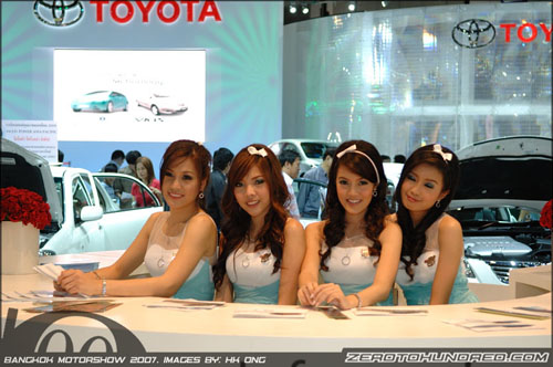 Bangkok Motorshow Thailand Cars and Girls 2007