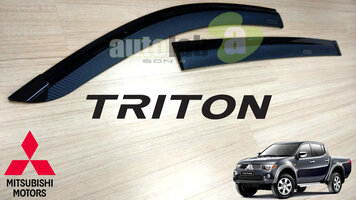 Mitsubishi Triton - Injection Door Visor ( Carbon ) - 1.jpg