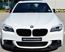 BMW F10 Msport M performance carbon fiber front lip 1.jpg