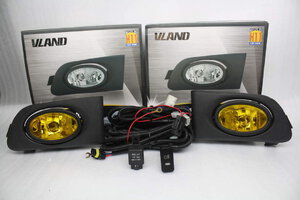 Honda Civic Es 01-03 Fog Lamp Yellow Glass Full Set With Wire&Switch Rm190.jpg