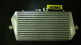 jasma evo123 racing intercooler fit ori evo123 piping bigger then ori.JPG