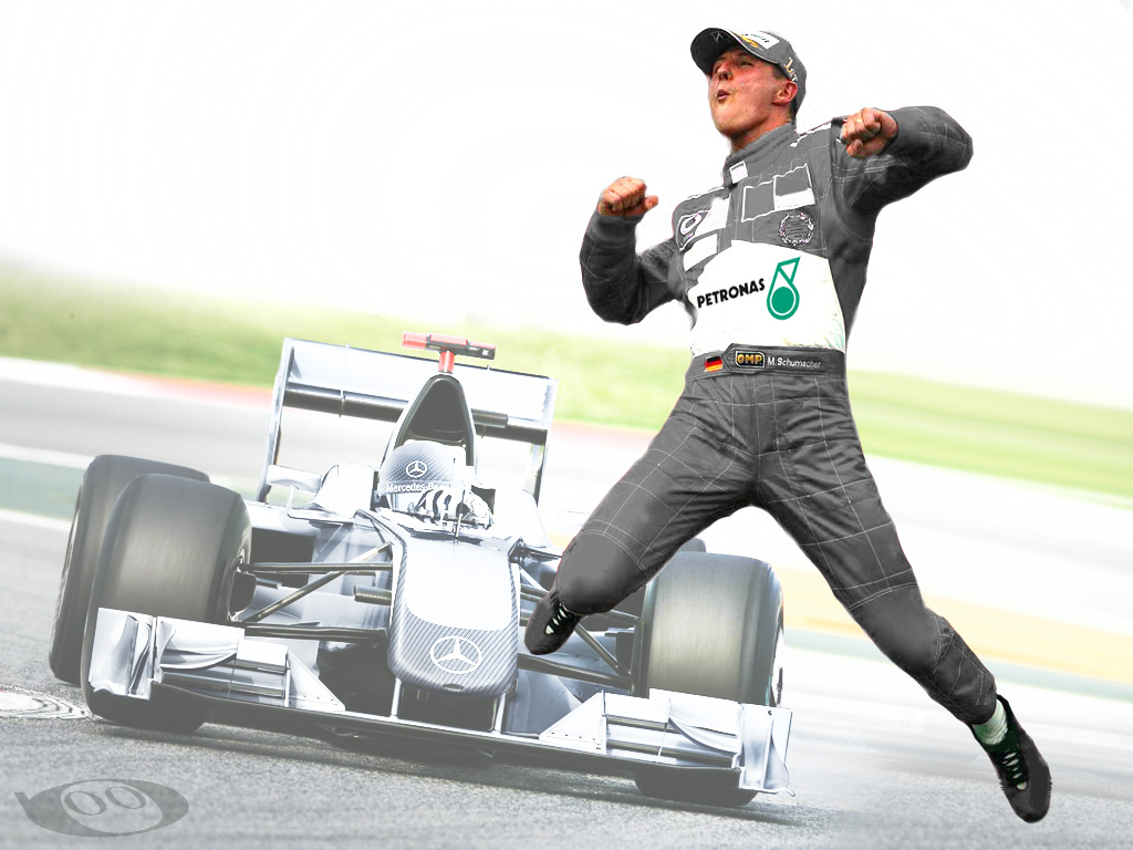 Michael Schumacher drive for Mercedes GP Petronas